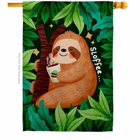 PATIO TRASERO Sloffee Animals Wildlife 28 x 40 in. Dbl-Sided Vertical House Flags for Decoration Banner Garden PA3903186